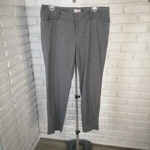 Merona Stretch Ladies Size 10 Grey Modern Style Dress Pants
